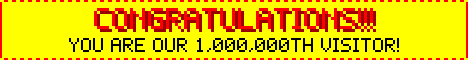 CONGRATULATIONS!!! You are our 1,000,000th visitor! Click here to claim your FREE Pentium II