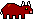 Animated charging bull