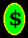 Spinning dollar sign